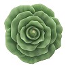 Green Rose Floating Candles