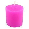 Unscented Votive Candles - 10 Hour - Fuchsia