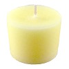 Unscented Votive Candles - Creamy Yellow