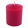 Unscented Votive Candles - 10 Hour - Red